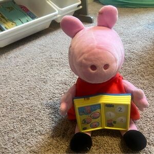 VTech Peppa Pig Read With Me Peppa interactive plush toy